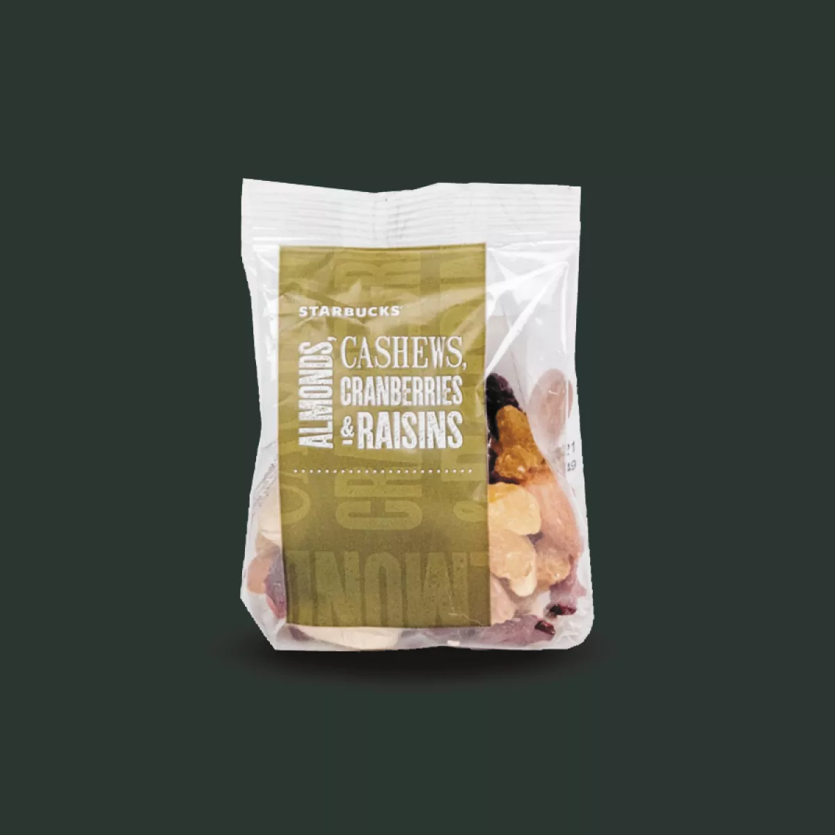 Almonds, Cashews, Cranberries & Raisins