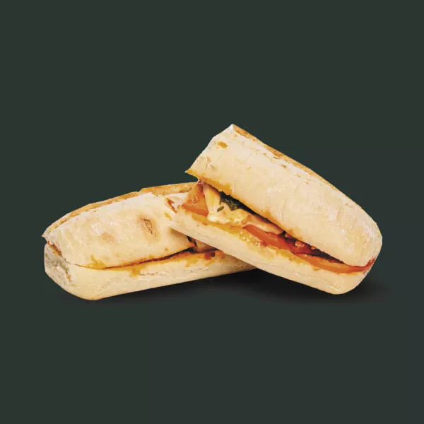 Tomato & mozzarella panini